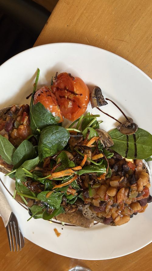 Vegan big breakfast   at Potpourri Vegetarian Cafe in Dunedin