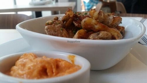 crispy mashed potatoes at Little Pine in Los Angeles