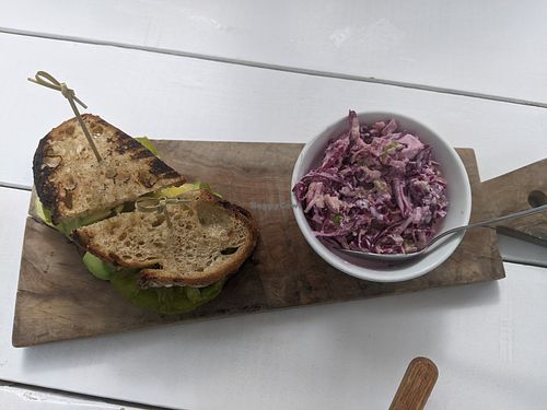 Apple sandwich at Little Pine in Los Angeles