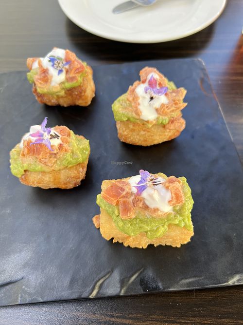 Crispy rice app  at Little Pine in Los Angeles