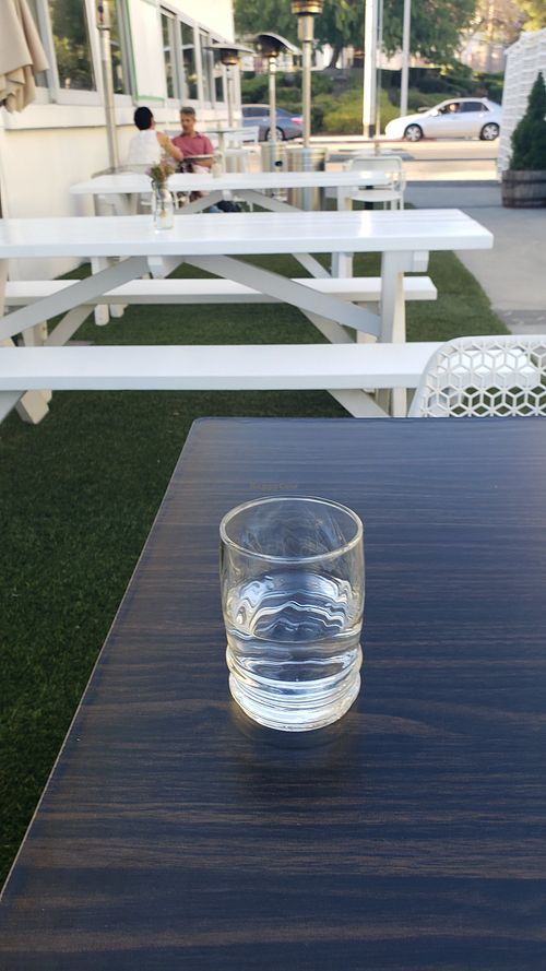 Outdoor seating only at Little Pine in Los Angeles