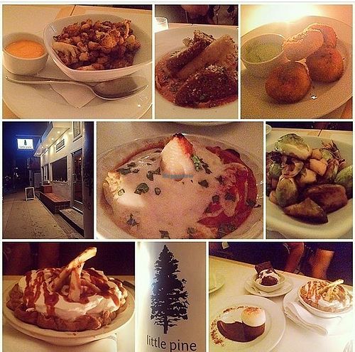 I loved the stuffed shells and the broccoli arancini was a wonderful recommendation by our server!! The desserts were to die for!!  at Little Pine in Los Angeles