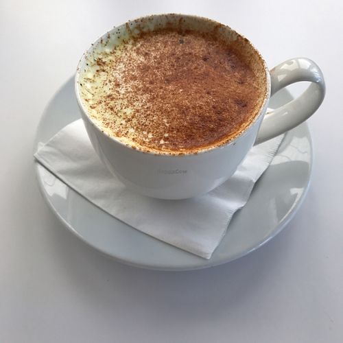 Turmeric Ginger Latte with Cashew Milk - Too Delicious! at Little Pine in Los Angeles