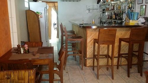 inside bar at Alice's Restaurant  in Chiang Mai