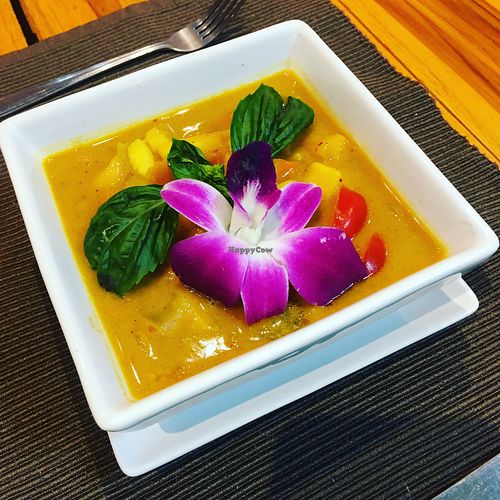 Mango Pumpkin Curry Vegan at Alice's Restaurant  in Chiang Mai