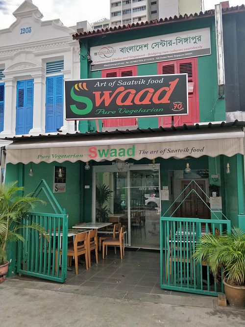 Street View at Swaad Art of Saatvik Food. - Desker Rd in Central Singapore