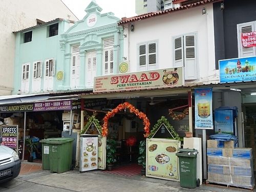 restaurant front view at Swaad Art of Saatvik Food. - Desker Rd in Central Singapore