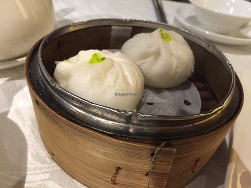 Steamed veg bun at Veg 6 in Hong Kong Island