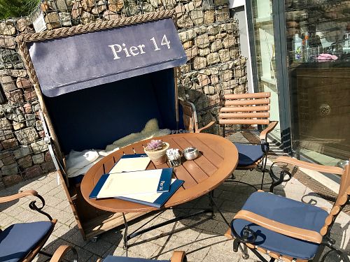 outside / strandkorb at Pier 14 in Seebad Zinnowitz