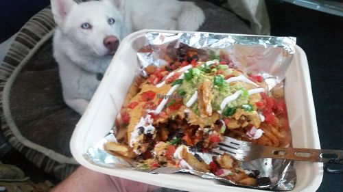 WOW, what a cool place.
Visited Oct 14th, 2018
5 Star Review from me

I follow them on Instagram, and respect the effort they put into sharing with the community

Close to the strip, all vegan. Interesting menu. 
I tried the Nacho Fries, it was pretty good, really fills you up

Also tried the Oreo Cake and some Chocolate Balls
Not cheap, but very good

I will visit again next time I visit Las Vegas

Next time I will eat there, it is an amazing space, plan to spend some time there at Go Vegan Cafe in Las Vegas