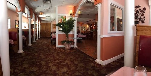 Interior View from our booth. Very clean and well maintained with EXCELLENT service!!! at Amrit Palace Indian Restaurant in Ocala