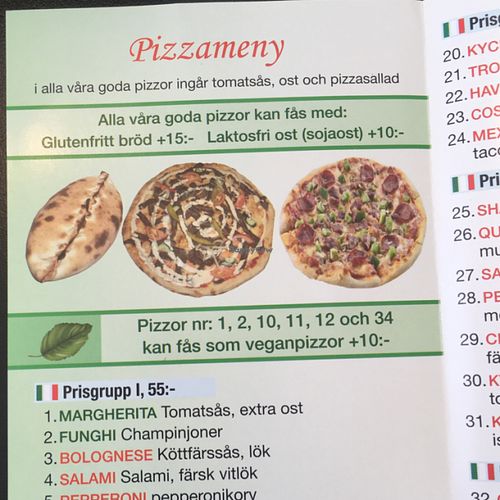 gluten free crust + 15 sek at Lunda Kitchen in Lund