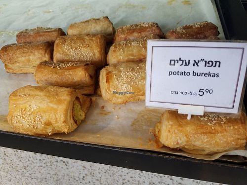 One vegan option at Piece of Cake - Levontine in Tel Aviv