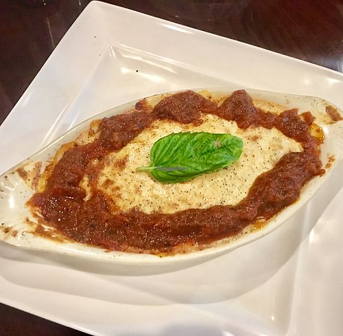 sweet potato lasagna at GreenFare Organic Cafe in Herndon