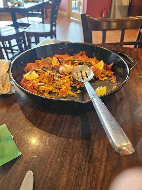 Paella at GreenFare Organic Cafe in Herndon