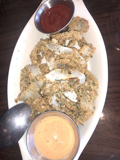 Onion Rings at GreenFare Organic Cafe in Herndon