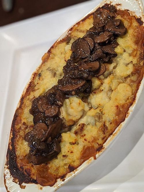 Organic Gardeners Pie at GreenFare Organic Cafe in Herndon