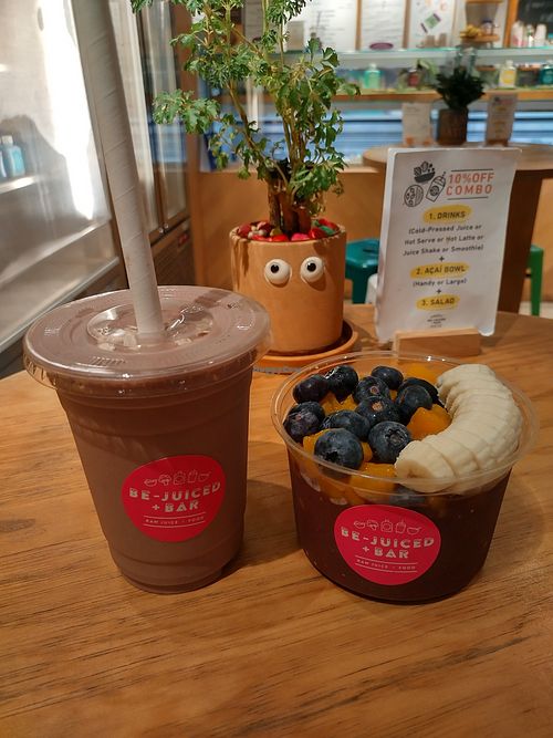 Acai Bowl & Free Smoothie at Be-Juiced in Hong Kong Island