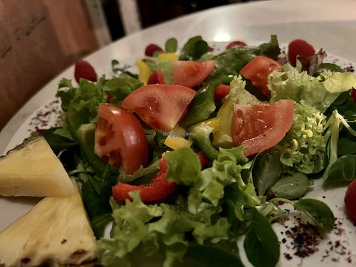 side salad at You're Welcome in Berlin