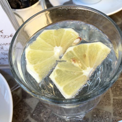 water w/ lemon at You're Welcome in Berlin