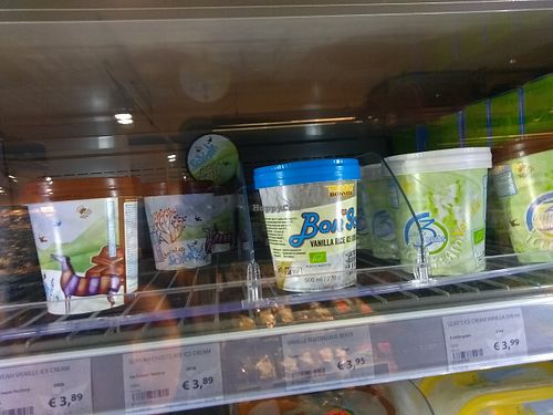 vegan rice and soy ice creams at Ekoplaza - Stadhouderskade in Amsterdam