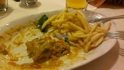 Big ";steak"; with Jägersauce at Zur Pfaffschenke in Kaiserslautern