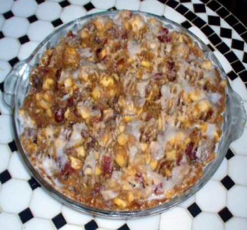 raw apple pie by VeganHeartDoc at The Treehouse For Earth's Children & Deli in Farmington