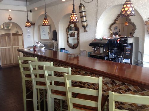 some fine countertop seating at Clovermint Cafe and Market in Dania Beach