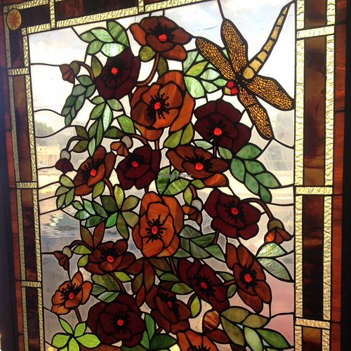 window decoration at Clovermint Cafe and Market in Dania Beach