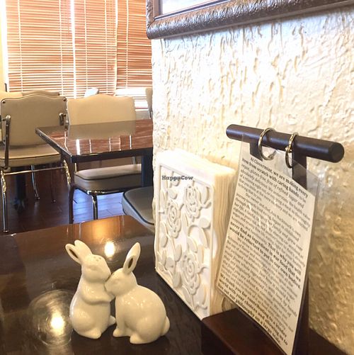 Charming and cozy table setting at Clovermint at Clovermint Cafe and Market in Dania Beach