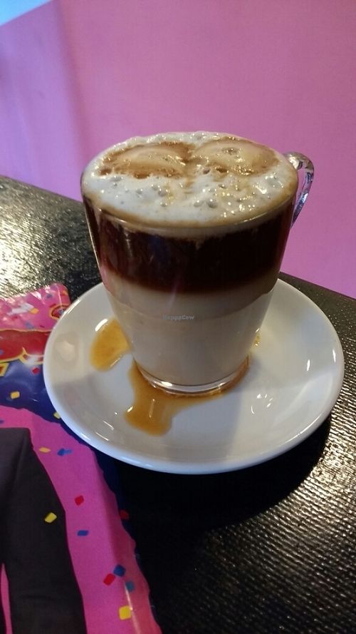 hazelnut coffee at Vegs in Halle