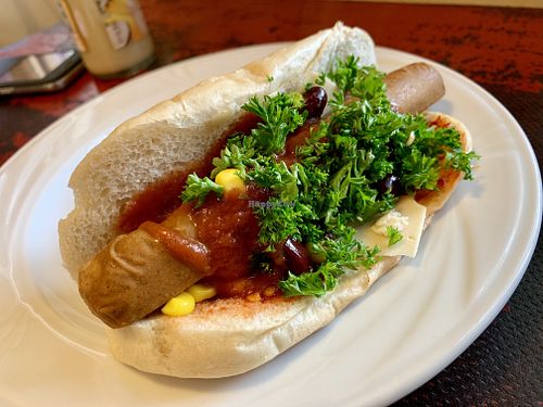 hot dog at Vegs in Halle