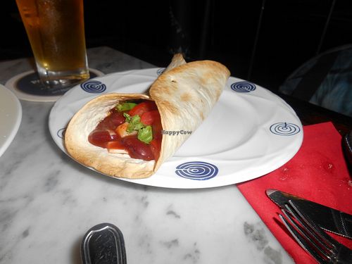 Burrito vegano at Etnika's in A Coruna