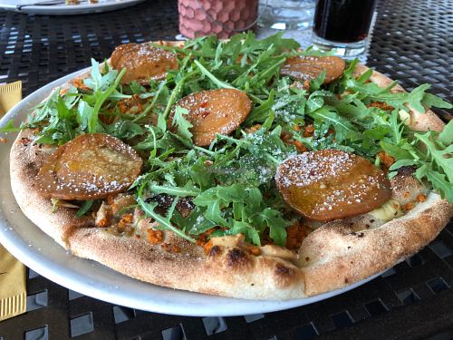 Vegan pizza  at Pizzeria Jolly in Schoenau Am Konigssee
