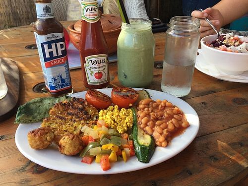 Healthy fry up at Pachamama in Sihanoukville
