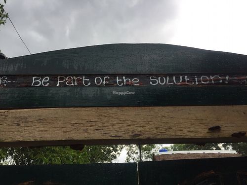 Sign over door at Pachamama in Sihanoukville