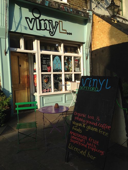 Store front at Vinyl in South East London
