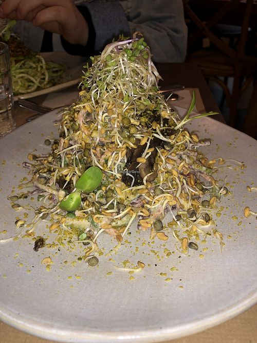 Special Linguini Lunch  at Petit Brot - Cold Press Raw Eco in Barcelona