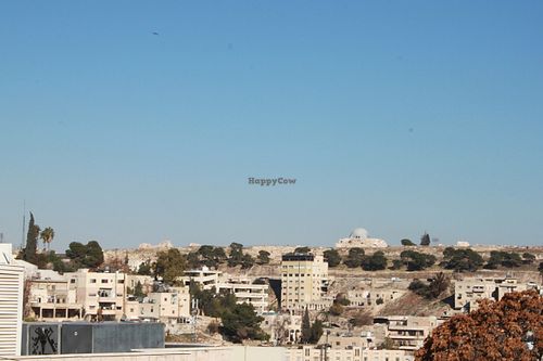 The view of Amman from the terrace at Shams El Balad Cafe in Amman