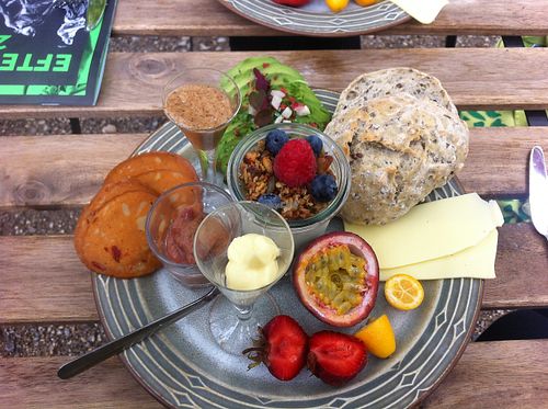 Brunch at Kaf - one of the city's finest. at Kaf in Copenhagen