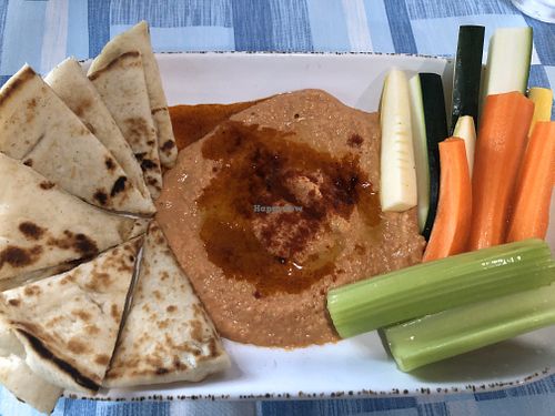 Hummus at The Nomad Cafe in Melbourne