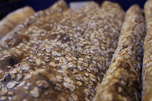  great organic bread at Sproutz in Koge