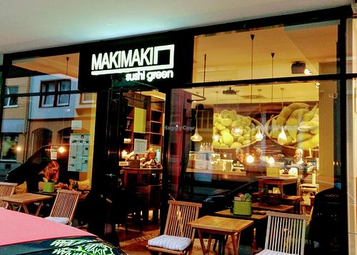 MakiMaki Sushi Green outdoor seating at MakiMaki Sushi Green in Osnabruck