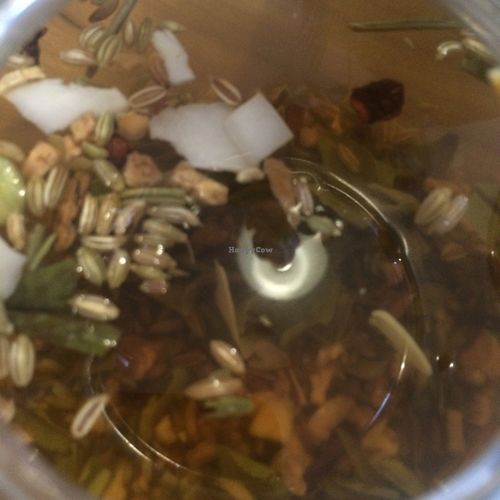 delicious digestive chai tea with homemade coconut milk -- yummy! at Native - Feel Real in Manly