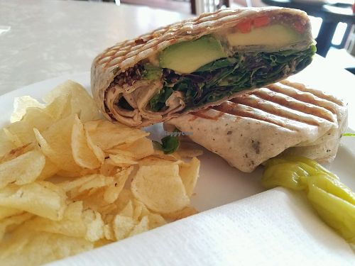 vegan ac at Cafe Mustache in Chicago