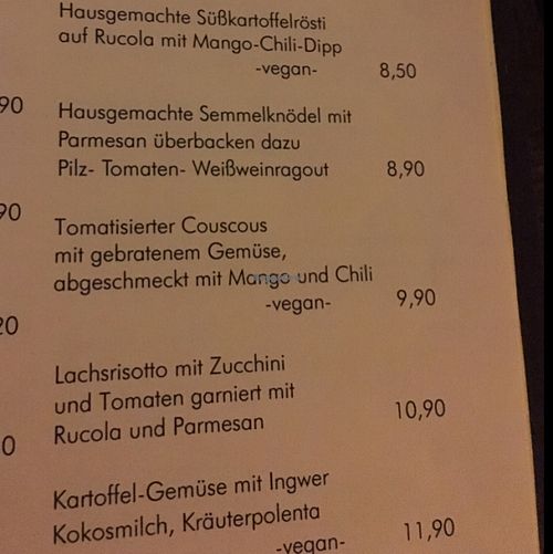 Karte at Mio in Leipzig