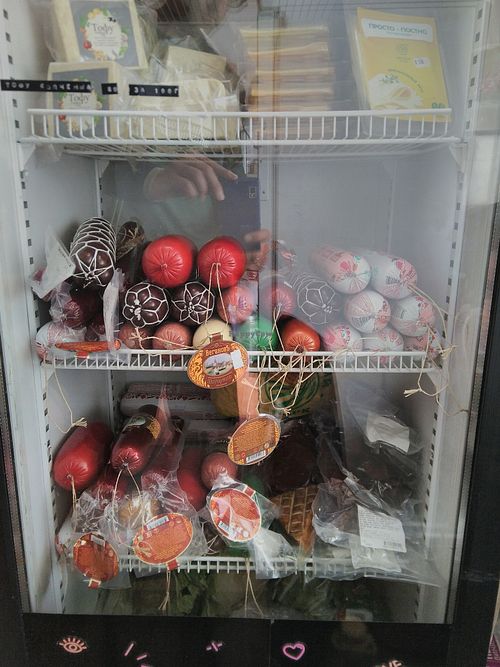 refrigerator at Vegan Day in Kazan