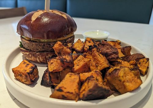 "Voted the best veggie burger in the world" at Love Life Cafe in Miami