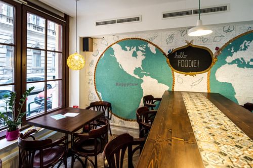 interior at Slow Foodiez in Budapest