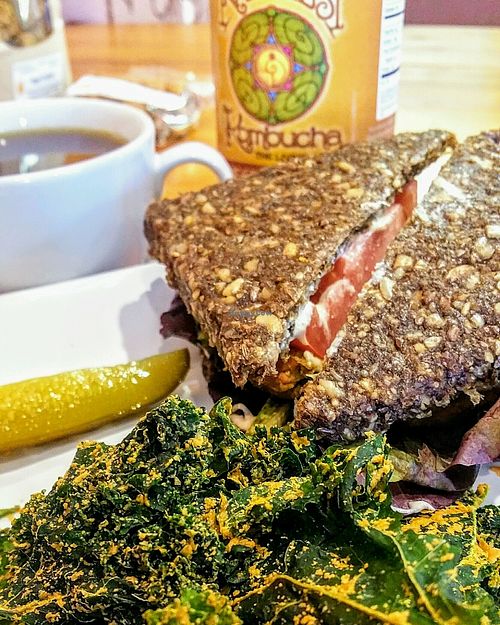 so delicious!  at Right Path Organic Cafe in New London